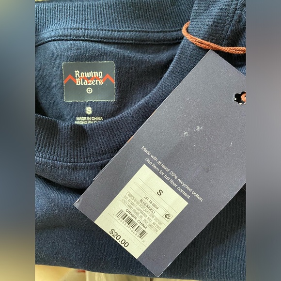 Rowing Blazers x Target Adult Small Dark Blue Slogan T-Shirt - NWT - Picture 6 of 7